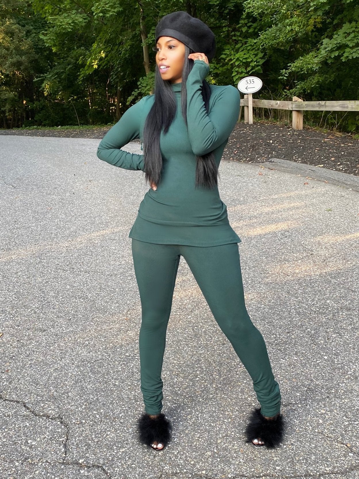 Lashea Set (Money Green)