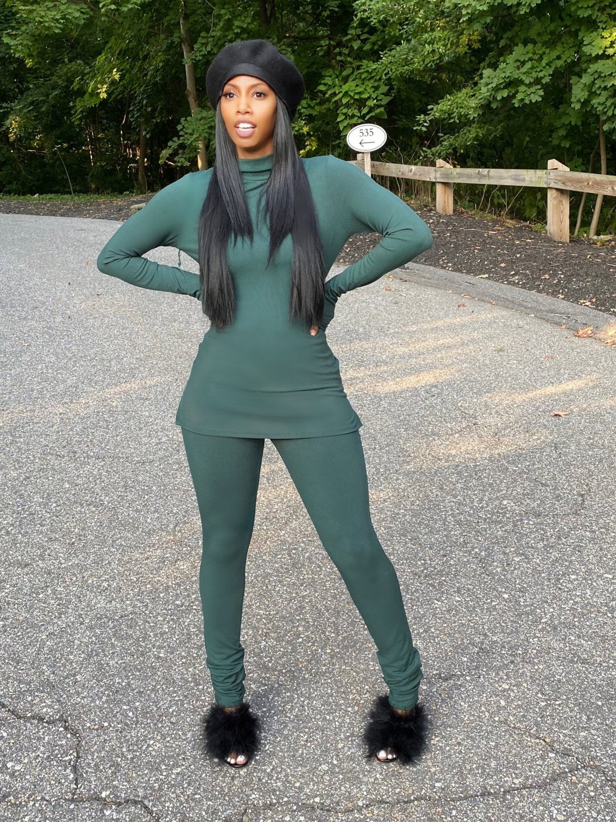 Lashea Set (Money Green)